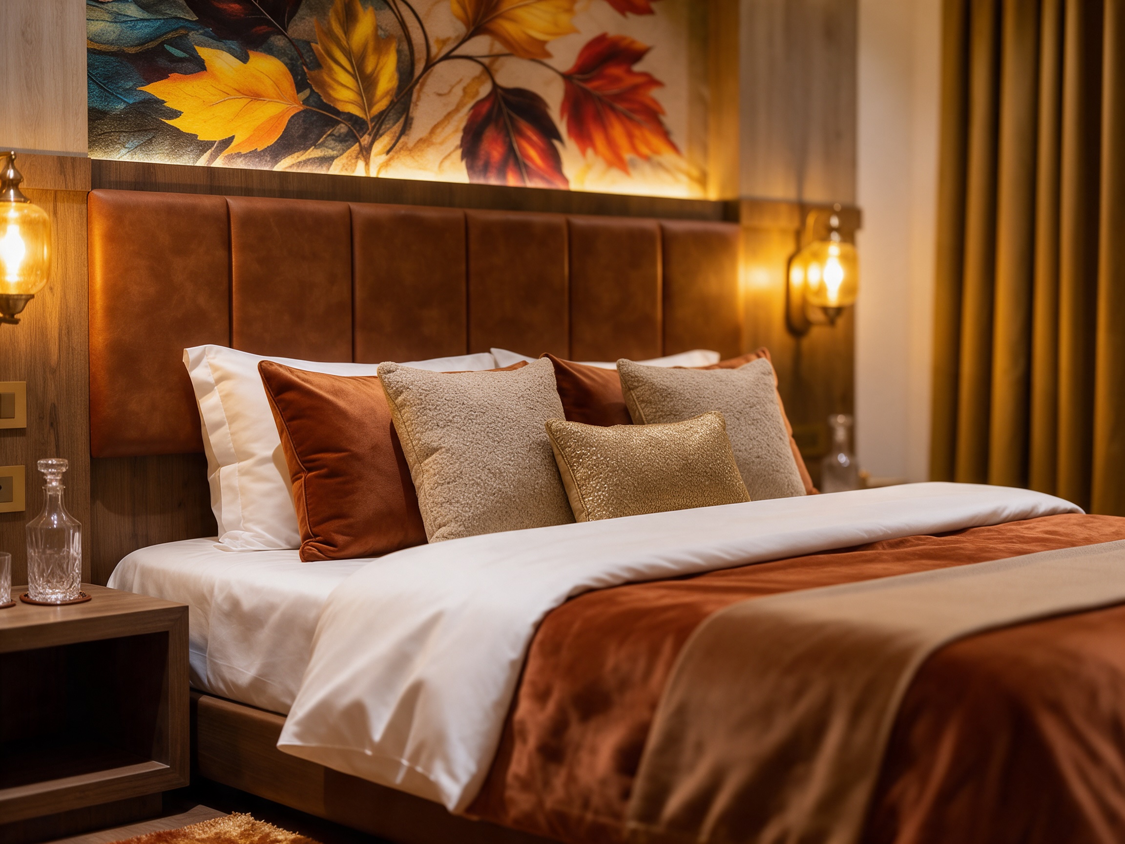 Sleep framed in warm brass.